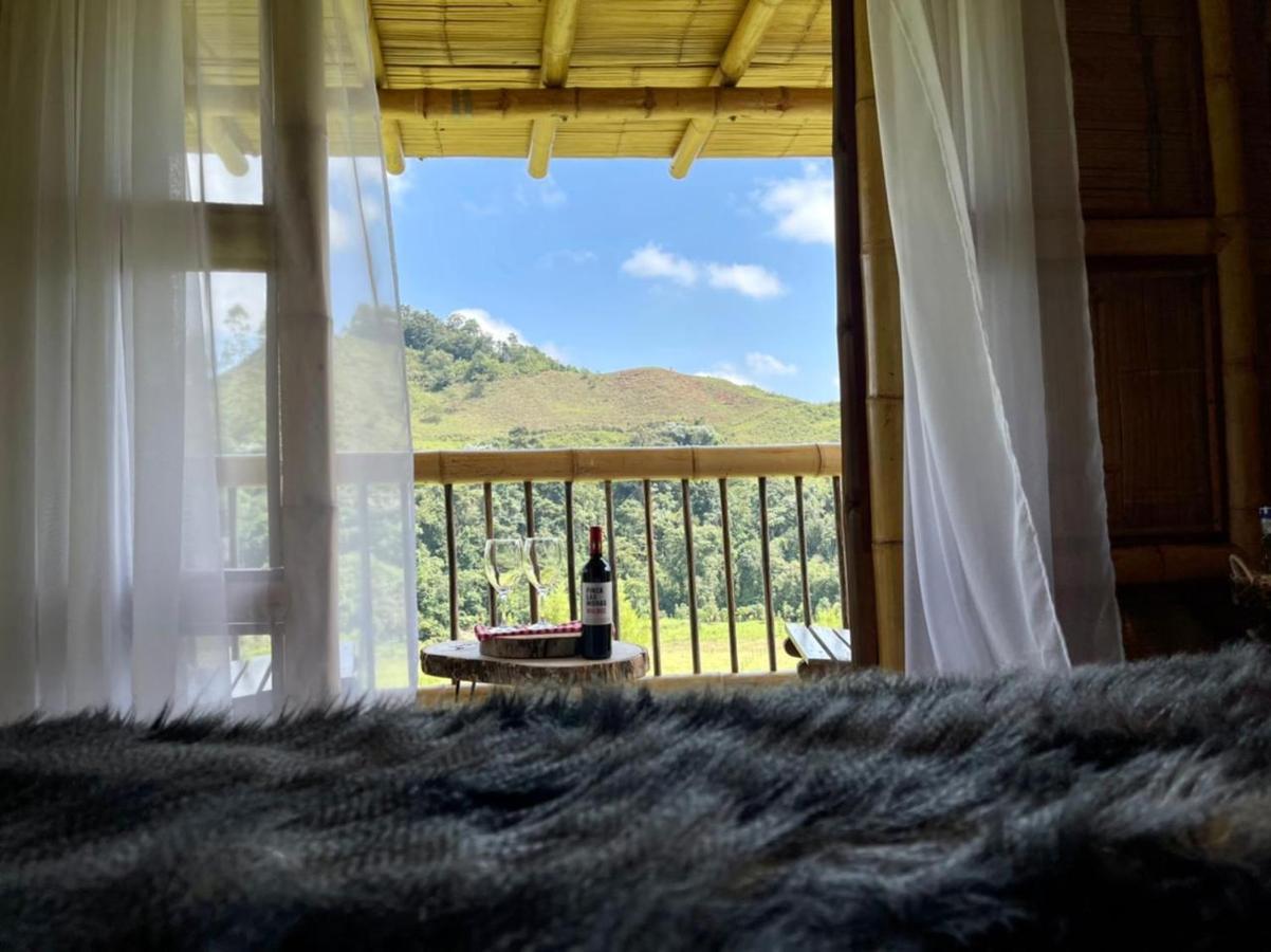 Glamping La Herradura Santa Rosa de Cabal Bagian luar foto
