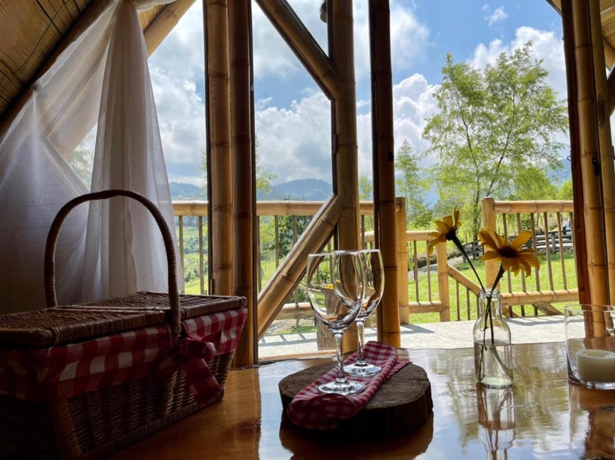 Glamping La Herradura Santa Rosa de Cabal Bagian luar foto