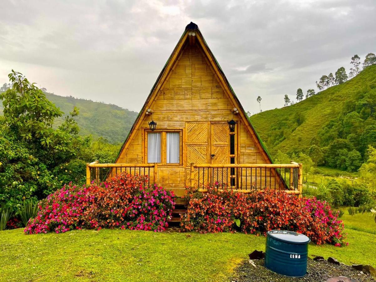 Glamping La Herradura Santa Rosa de Cabal Bagian luar foto