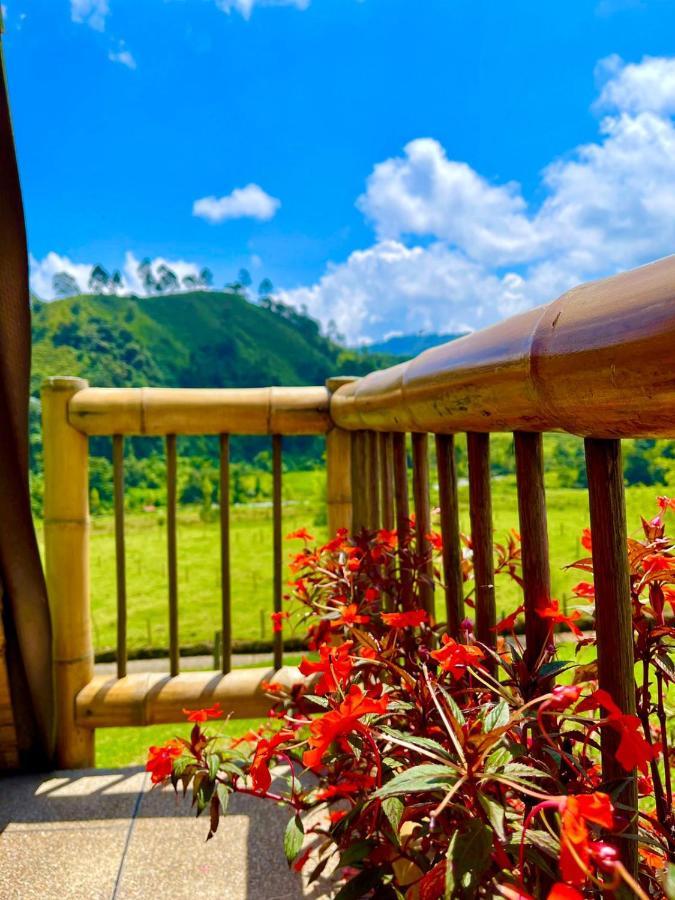Glamping La Herradura Santa Rosa de Cabal Bagian luar foto