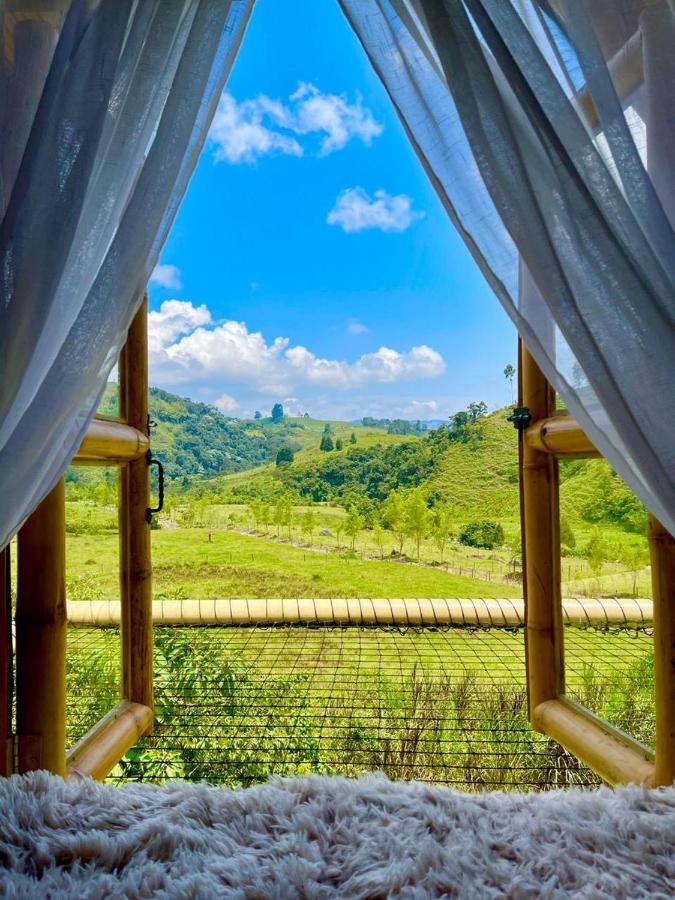 Glamping La Herradura Santa Rosa de Cabal Bagian luar foto