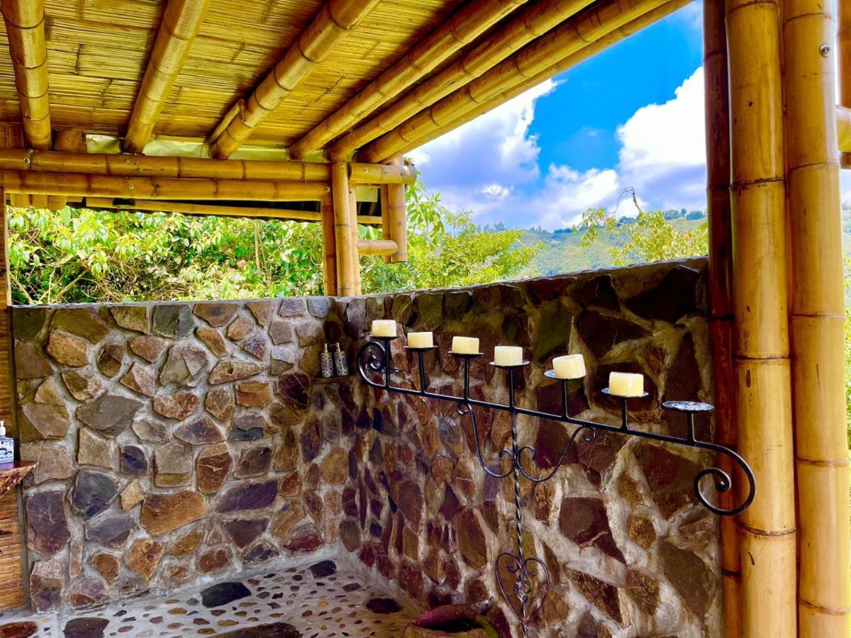 Glamping La Herradura Santa Rosa de Cabal Bagian luar foto