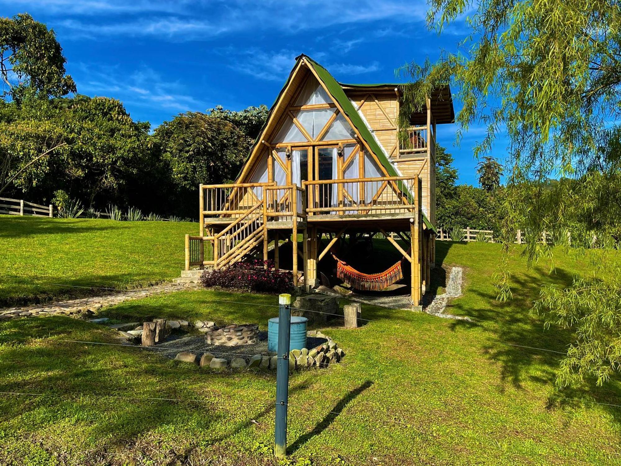 Glamping La Herradura Santa Rosa de Cabal Bagian luar foto