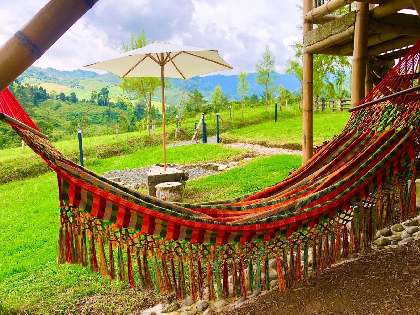 Glamping La Herradura Santa Rosa de Cabal Bagian luar foto