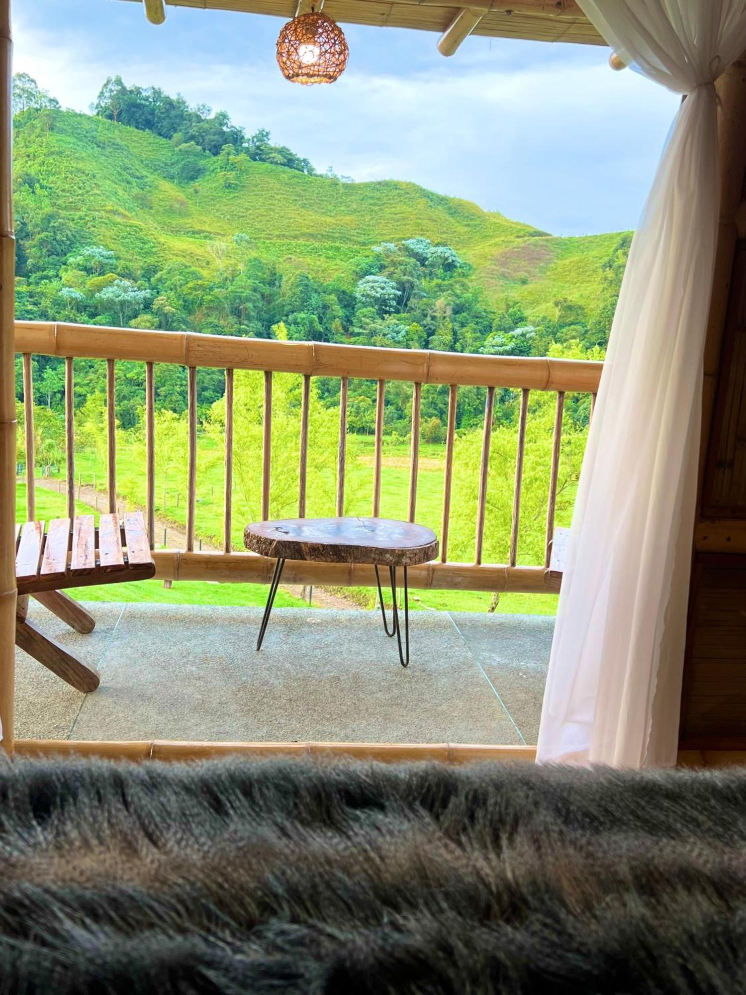 Glamping La Herradura Santa Rosa de Cabal Bagian luar foto