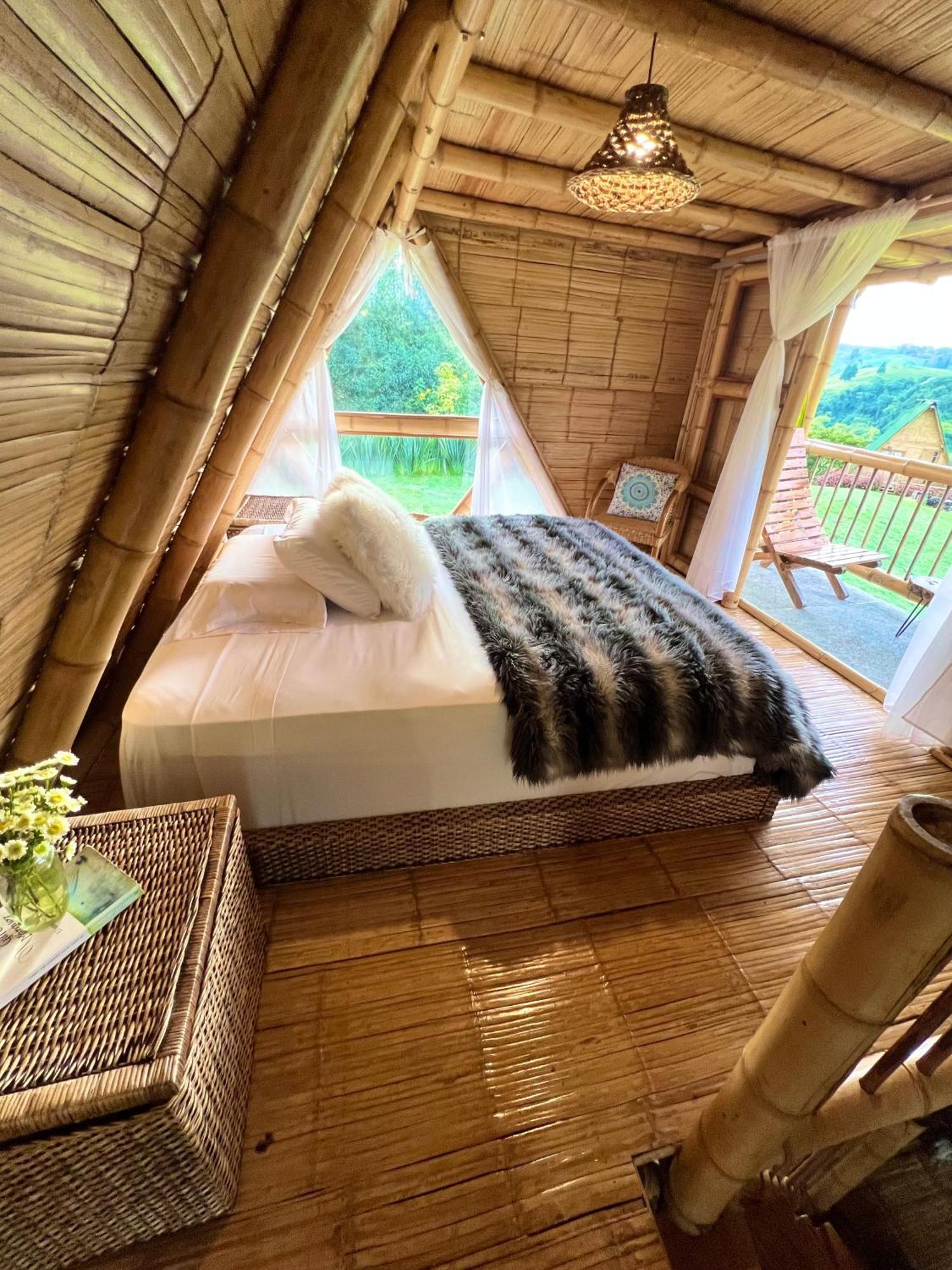 Glamping La Herradura Santa Rosa de Cabal Bagian luar foto