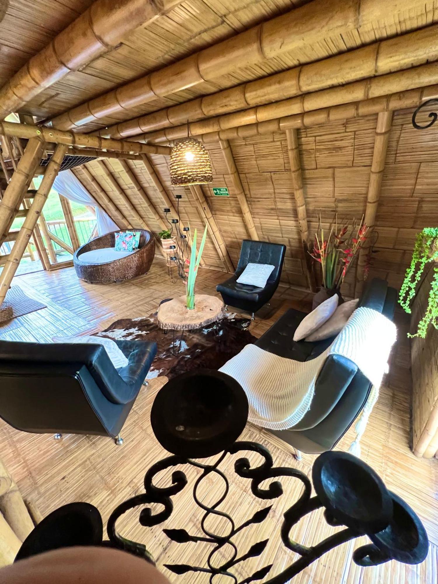 Glamping La Herradura Santa Rosa de Cabal Bagian luar foto