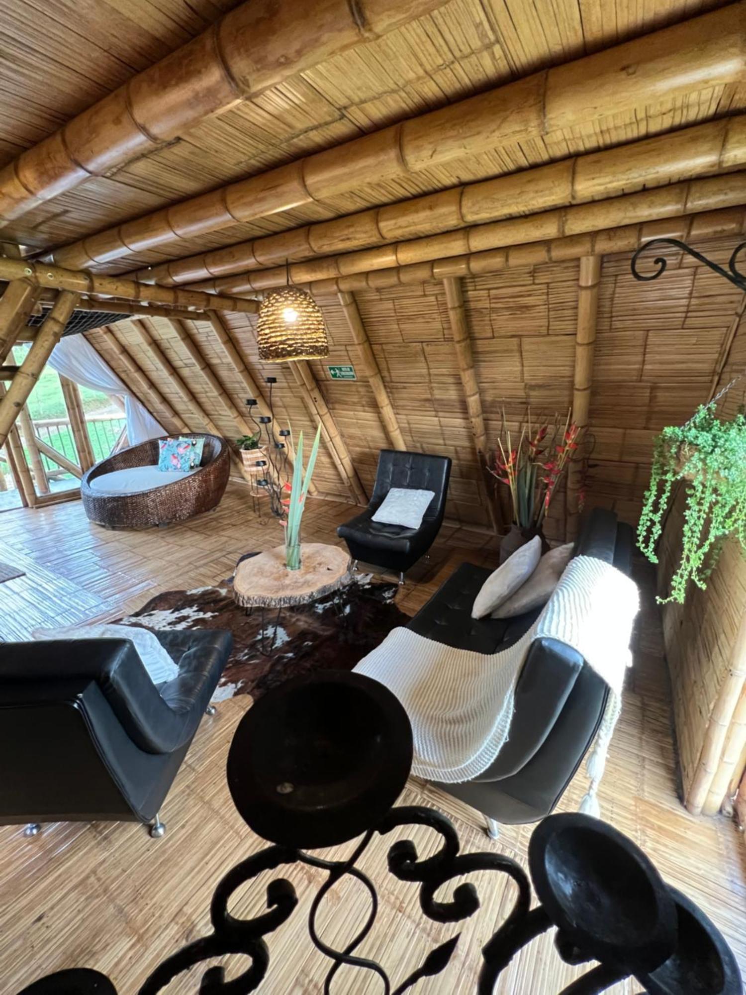 Glamping La Herradura Santa Rosa de Cabal Bagian luar foto