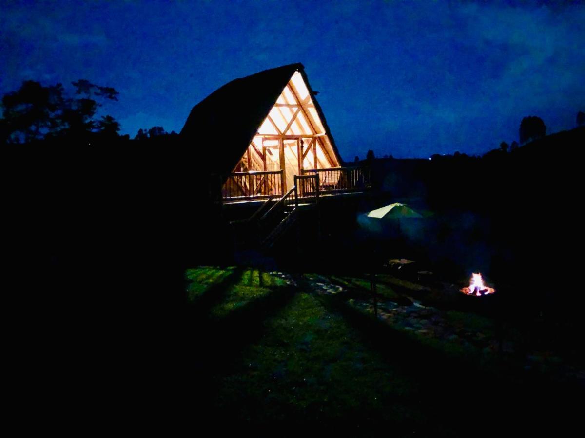 Glamping La Herradura Santa Rosa de Cabal Bagian luar foto