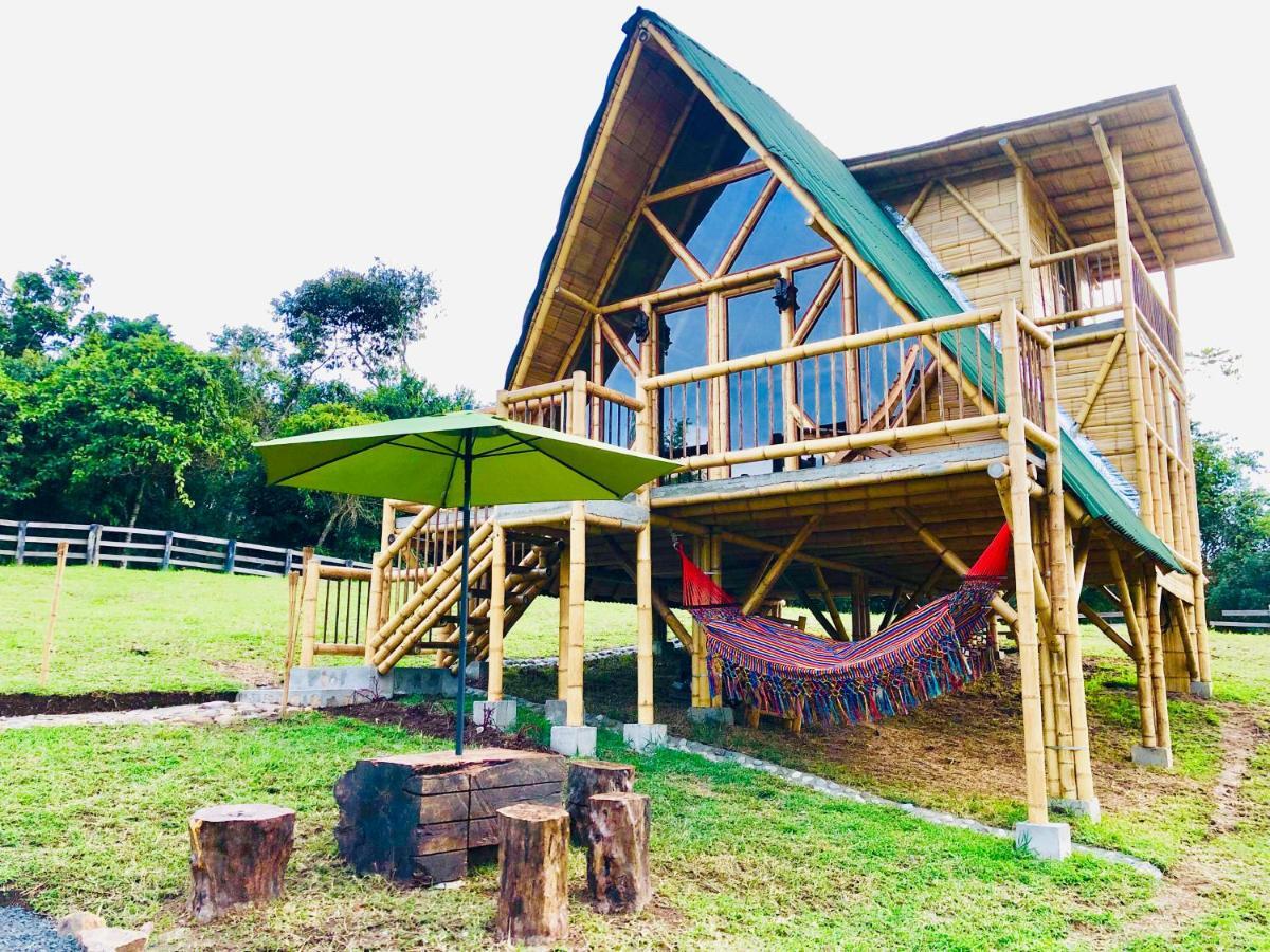 Glamping La Herradura Santa Rosa de Cabal Bagian luar foto